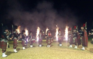 Pipe Band beat retreat castle edinburgh scotland