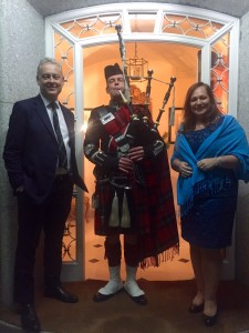 Bagpiper for the British Ambassador to Spain