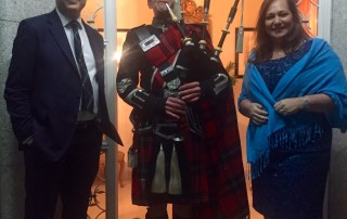 Bagpiper for the British Ambassador to Spain
