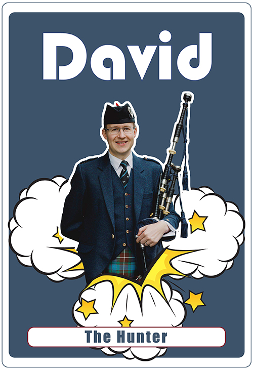 david the hunter - bagpiper hire Edinburgh