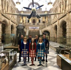 Scottish Highland Dancers and Ceilidh Band